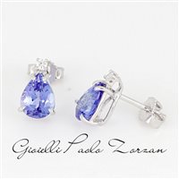 Ohrringe Zorzan Gioielli Dame in Weißgold Tanzanite  Ct ORPZ2501 - ORPZ2501